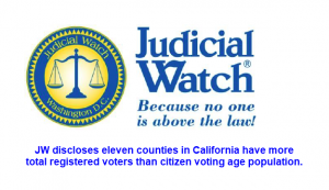 Judicial Watch on California Voters