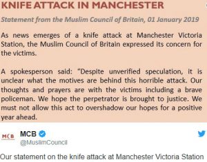 Manchester Islamic Terrorist New Years Eve 2018 Knife Attack