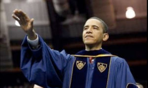 Obama Saluting