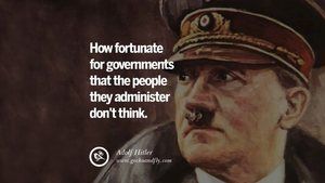 Adolph Hitler quote